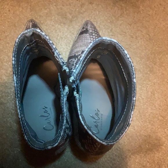 Carlos Santana Women’s Snakeskin Ankle Boots - 6M - Picture 10 of 10